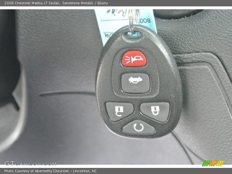 Sandstone Metallic / Ebony 2008 Chevrolet Malibu LT Sedan