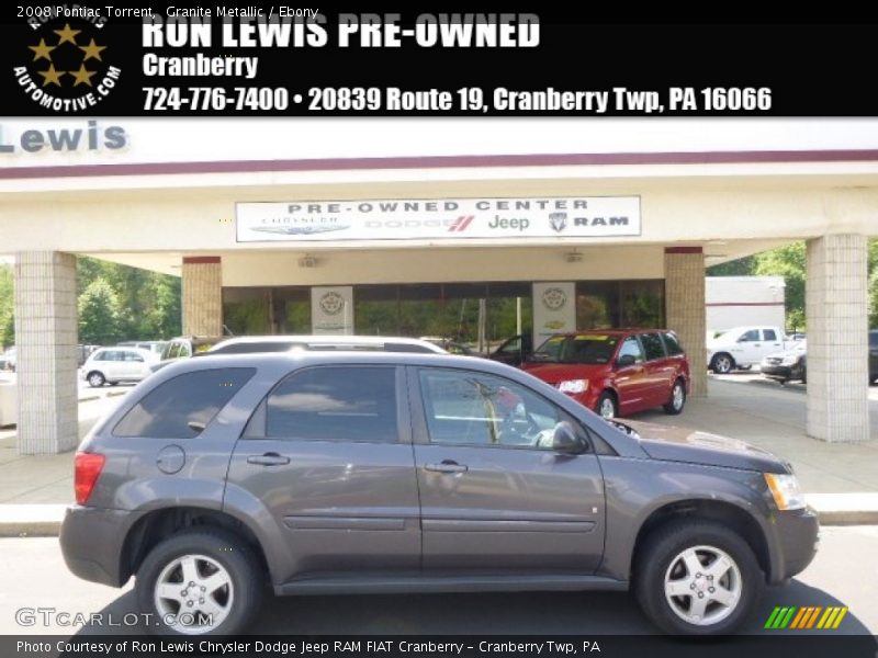 Granite Metallic / Ebony 2008 Pontiac Torrent