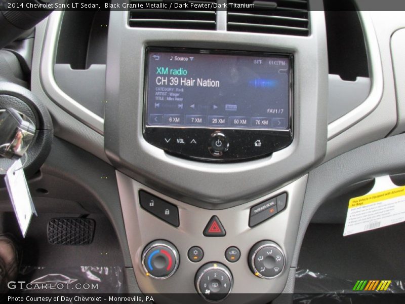 Black Granite Metallic / Dark Pewter/Dark Titanium 2014 Chevrolet Sonic LT Sedan