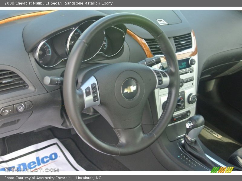 Sandstone Metallic / Ebony 2008 Chevrolet Malibu LT Sedan