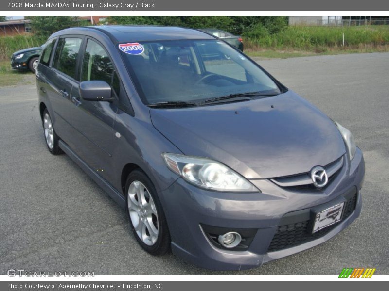Galaxy Gray / Black 2008 Mazda MAZDA5 Touring