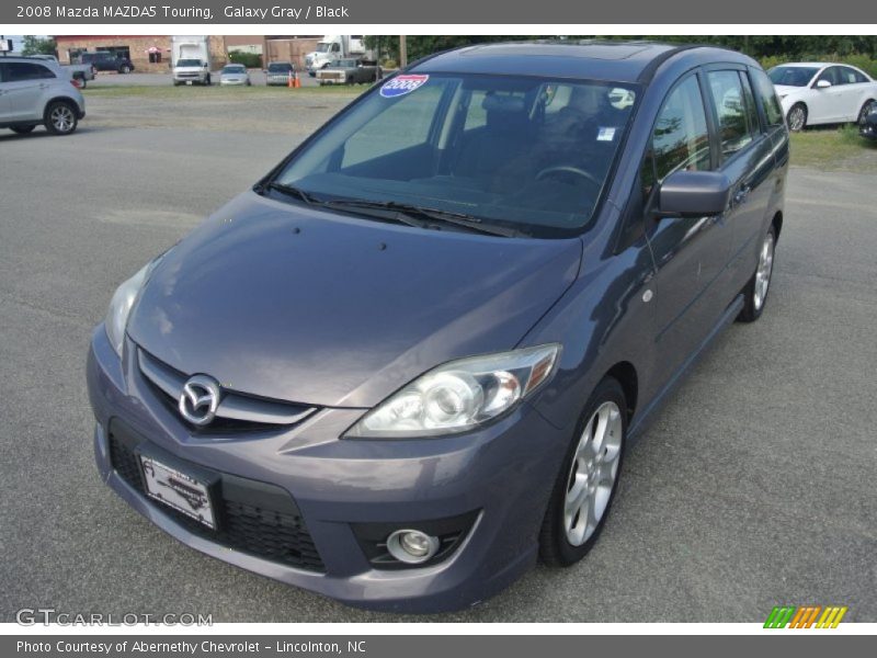 Galaxy Gray / Black 2008 Mazda MAZDA5 Touring