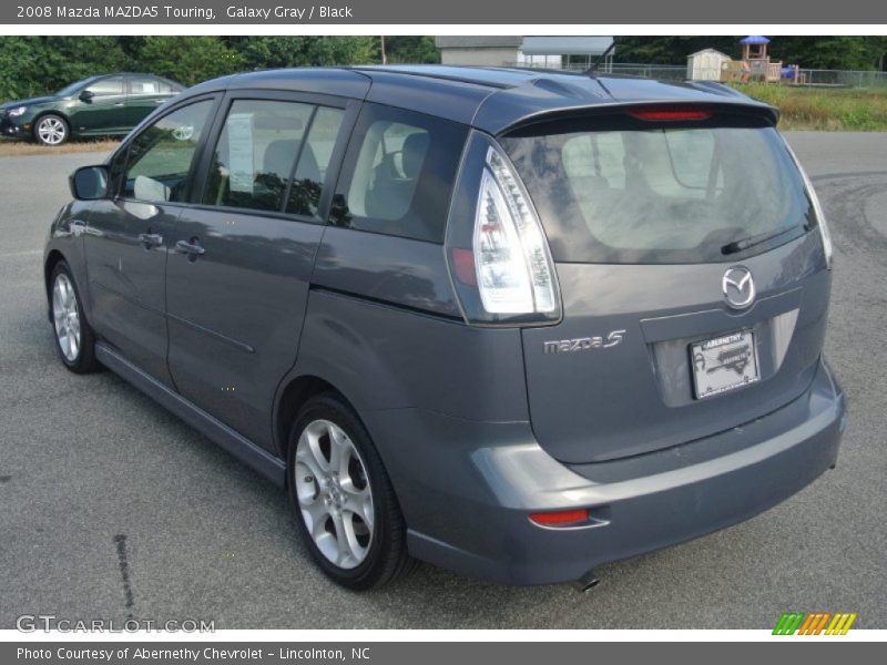 Galaxy Gray / Black 2008 Mazda MAZDA5 Touring