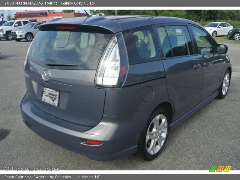 Galaxy Gray / Black 2008 Mazda MAZDA5 Touring