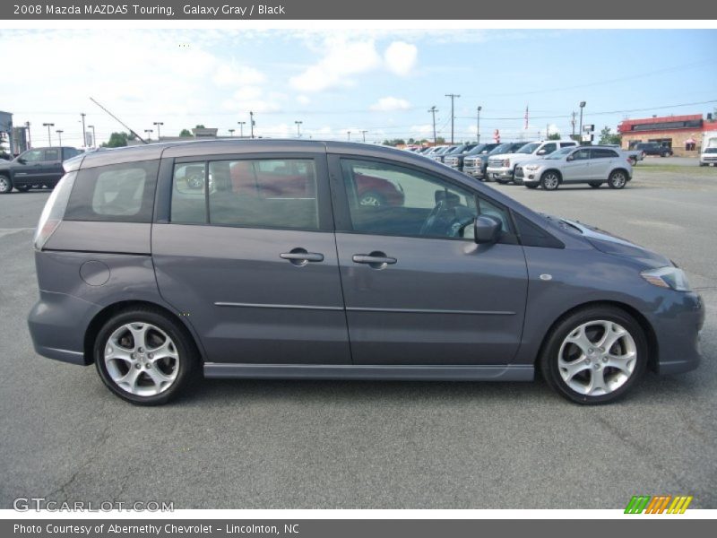 Galaxy Gray / Black 2008 Mazda MAZDA5 Touring