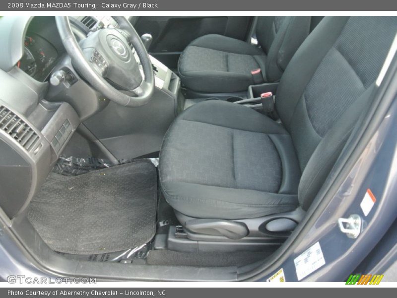 Galaxy Gray / Black 2008 Mazda MAZDA5 Touring