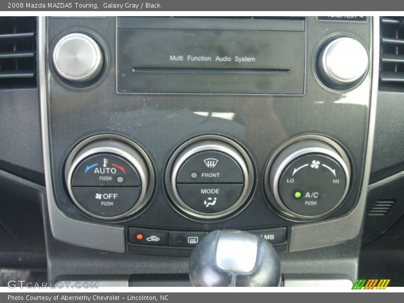 Galaxy Gray / Black 2008 Mazda MAZDA5 Touring