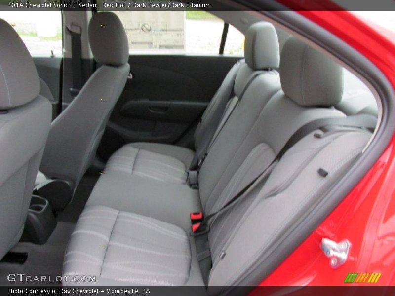 Red Hot / Dark Pewter/Dark Titanium 2014 Chevrolet Sonic LT Sedan