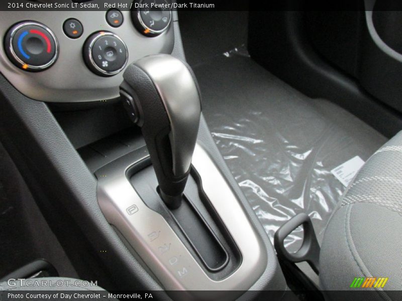 Red Hot / Dark Pewter/Dark Titanium 2014 Chevrolet Sonic LT Sedan