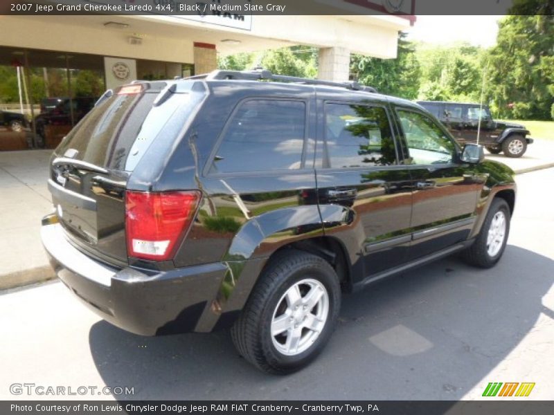 Black / Medium Slate Gray 2007 Jeep Grand Cherokee Laredo 4x4