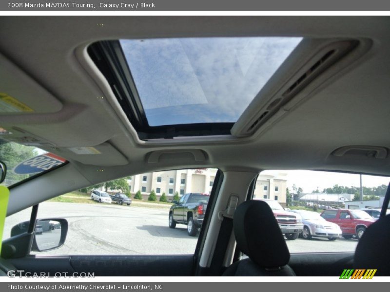 Galaxy Gray / Black 2008 Mazda MAZDA5 Touring