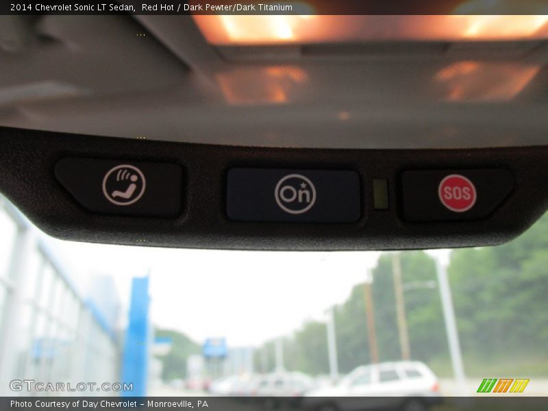 Red Hot / Dark Pewter/Dark Titanium 2014 Chevrolet Sonic LT Sedan