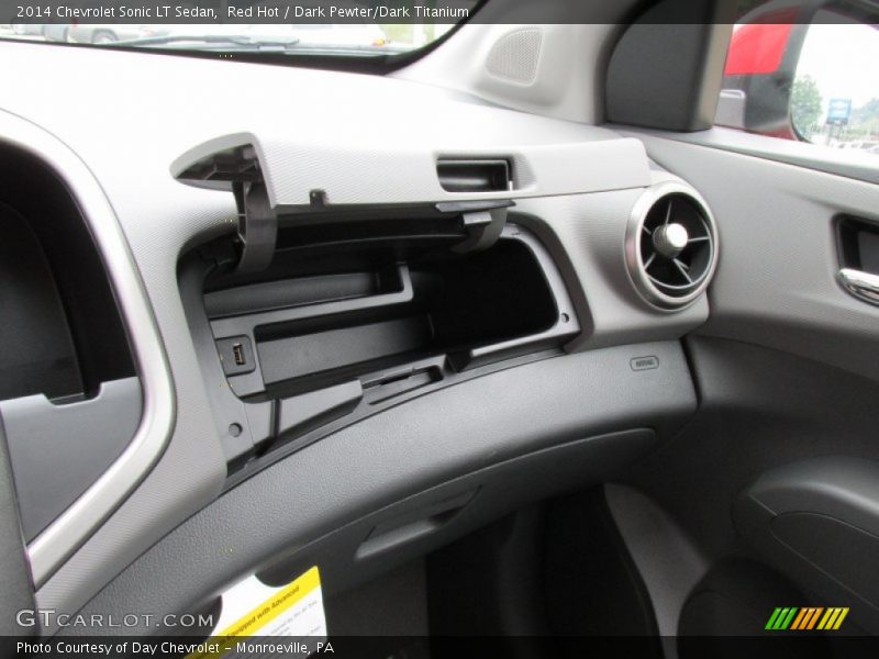 Red Hot / Dark Pewter/Dark Titanium 2014 Chevrolet Sonic LT Sedan