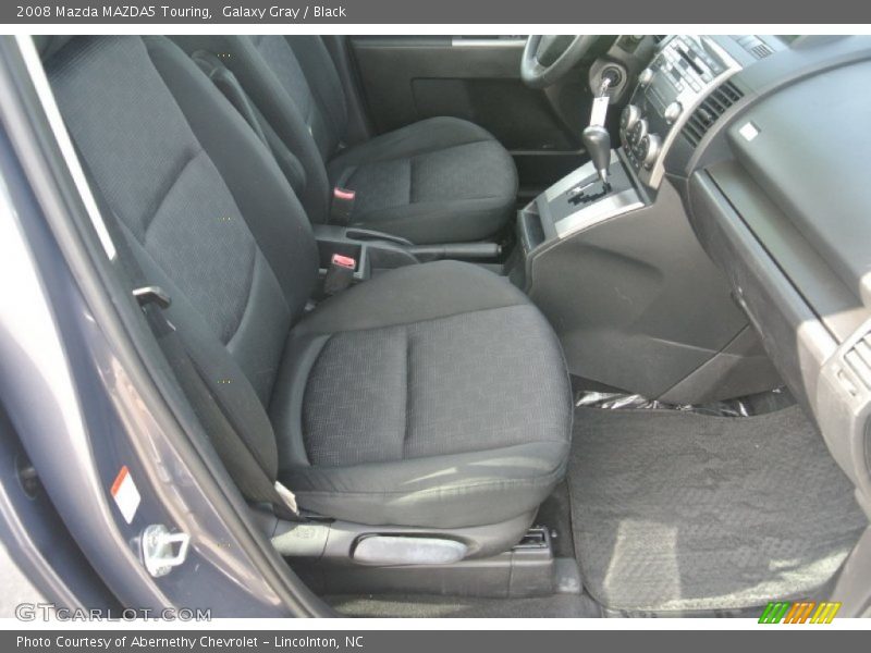 Galaxy Gray / Black 2008 Mazda MAZDA5 Touring