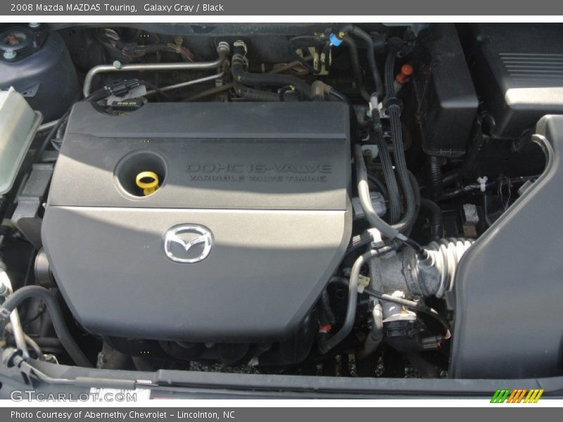 Galaxy Gray / Black 2008 Mazda MAZDA5 Touring