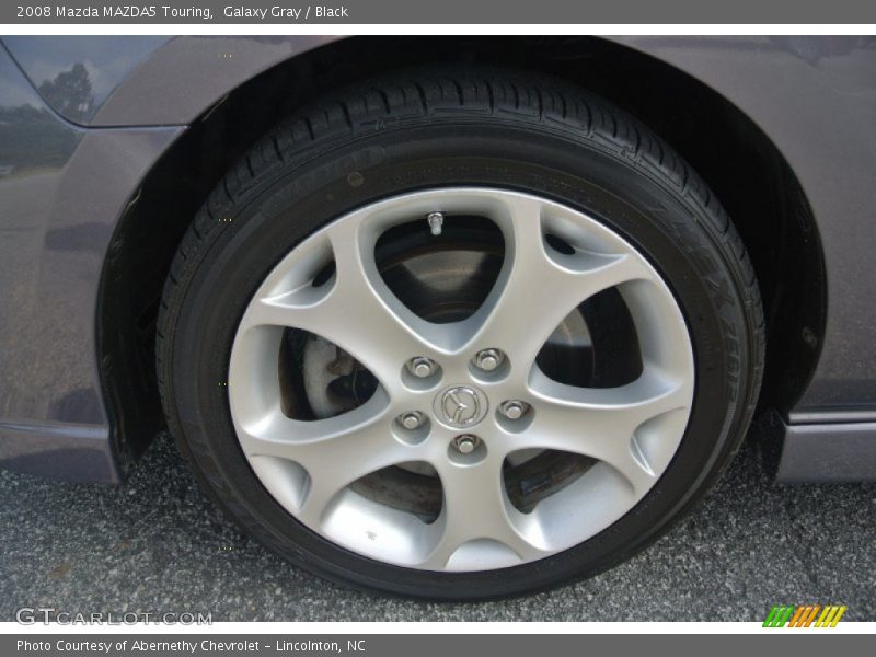 Galaxy Gray / Black 2008 Mazda MAZDA5 Touring