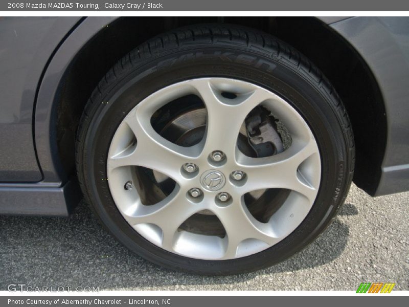 Galaxy Gray / Black 2008 Mazda MAZDA5 Touring