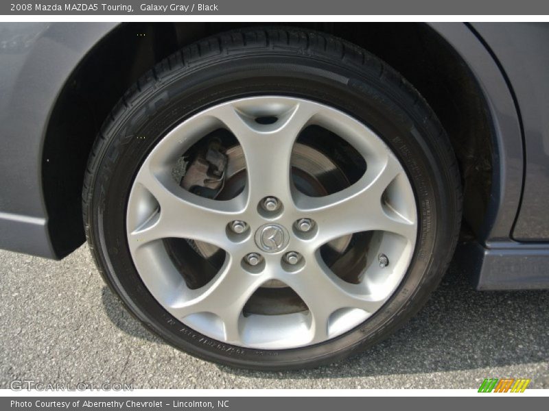 Galaxy Gray / Black 2008 Mazda MAZDA5 Touring