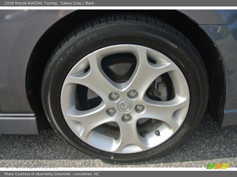 Galaxy Gray / Black 2008 Mazda MAZDA5 Touring