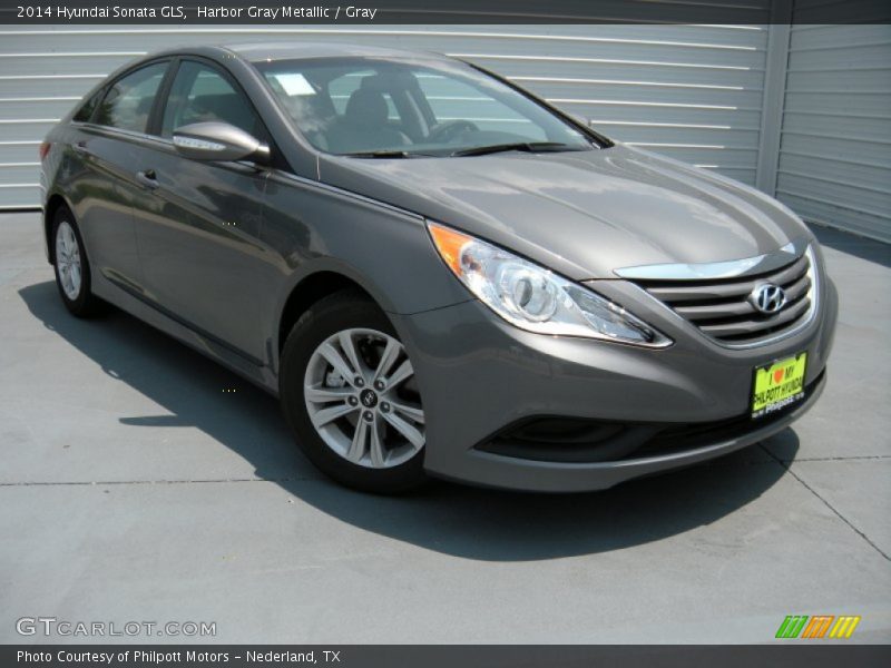 Harbor Gray Metallic / Gray 2014 Hyundai Sonata GLS