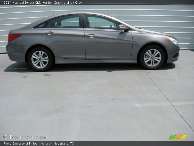 Harbor Gray Metallic / Gray 2014 Hyundai Sonata GLS