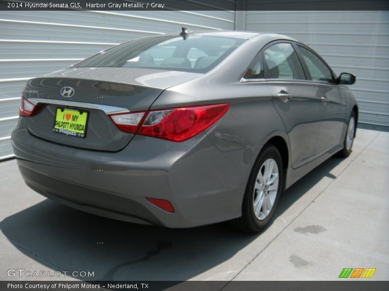 Harbor Gray Metallic / Gray 2014 Hyundai Sonata GLS