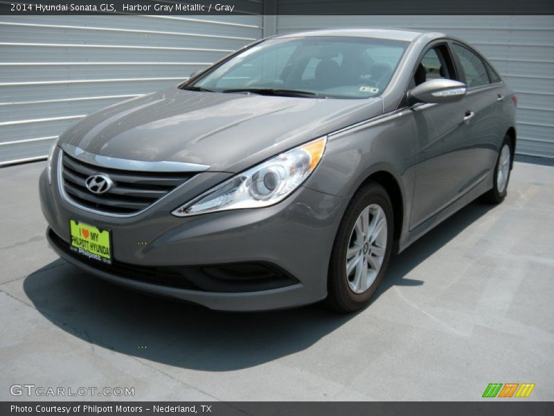 Harbor Gray Metallic / Gray 2014 Hyundai Sonata GLS