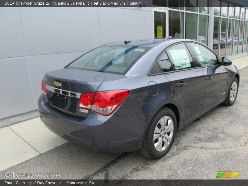 Atlantis Blue Metallic / Jet Black/Medium Titanium 2014 Chevrolet Cruze LS