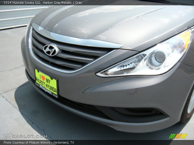Harbor Gray Metallic / Gray 2014 Hyundai Sonata GLS