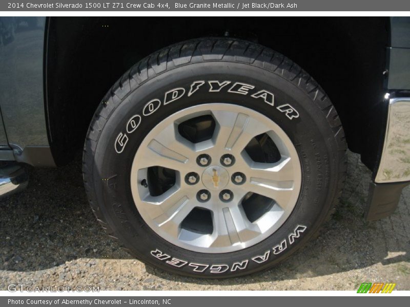 Blue Granite Metallic / Jet Black/Dark Ash 2014 Chevrolet Silverado 1500 LT Z71 Crew Cab 4x4