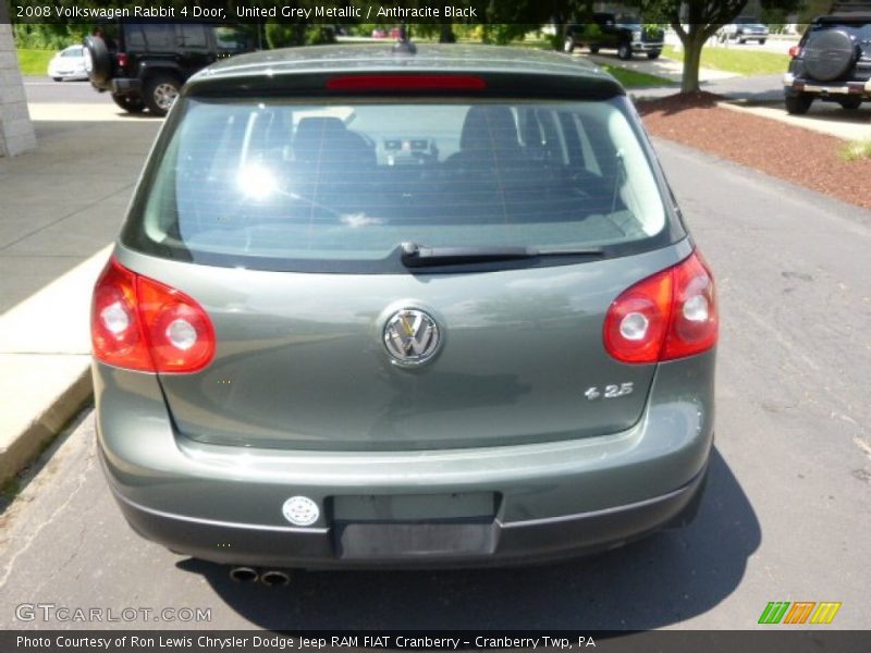 United Grey Metallic / Anthracite Black 2008 Volkswagen Rabbit 4 Door