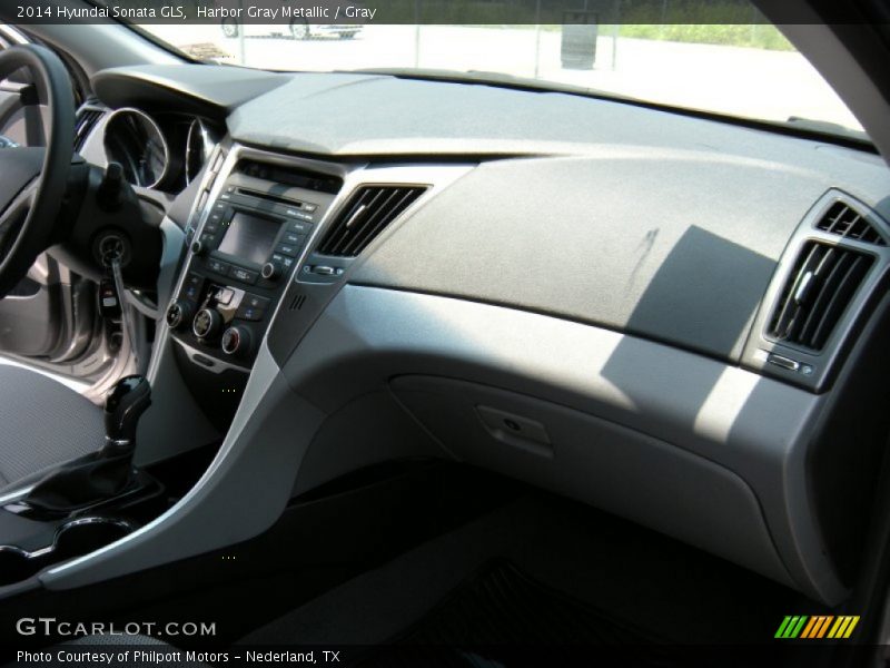 Harbor Gray Metallic / Gray 2014 Hyundai Sonata GLS