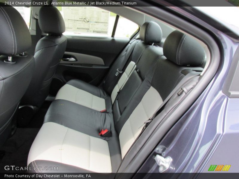 Atlantis Blue Metallic / Jet Black/Medium Titanium 2014 Chevrolet Cruze LS