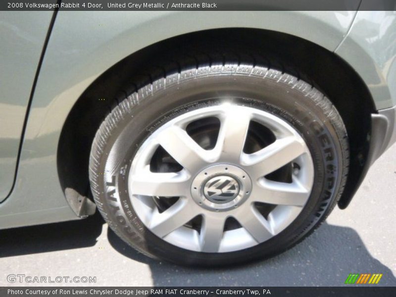 United Grey Metallic / Anthracite Black 2008 Volkswagen Rabbit 4 Door