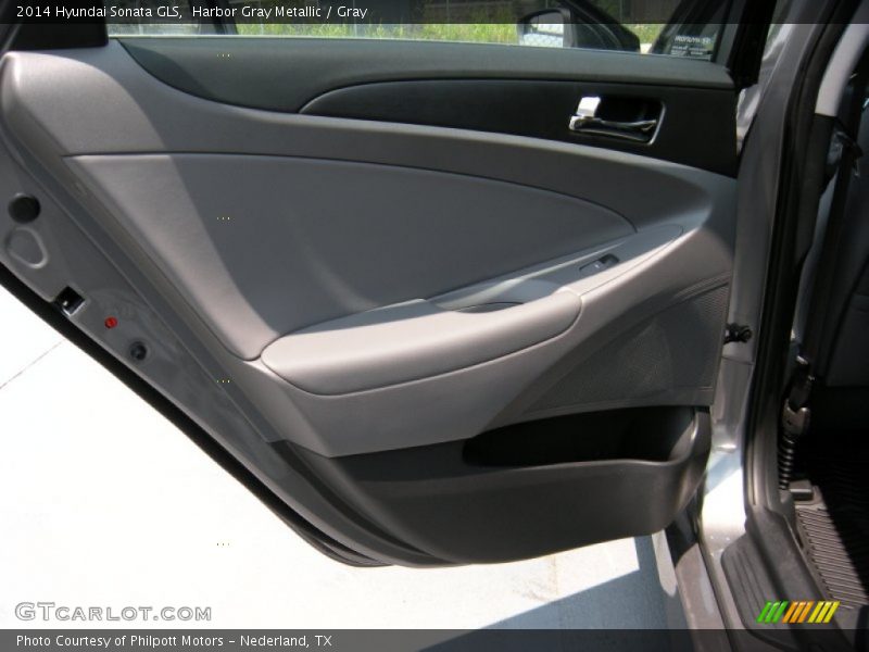 Harbor Gray Metallic / Gray 2014 Hyundai Sonata GLS