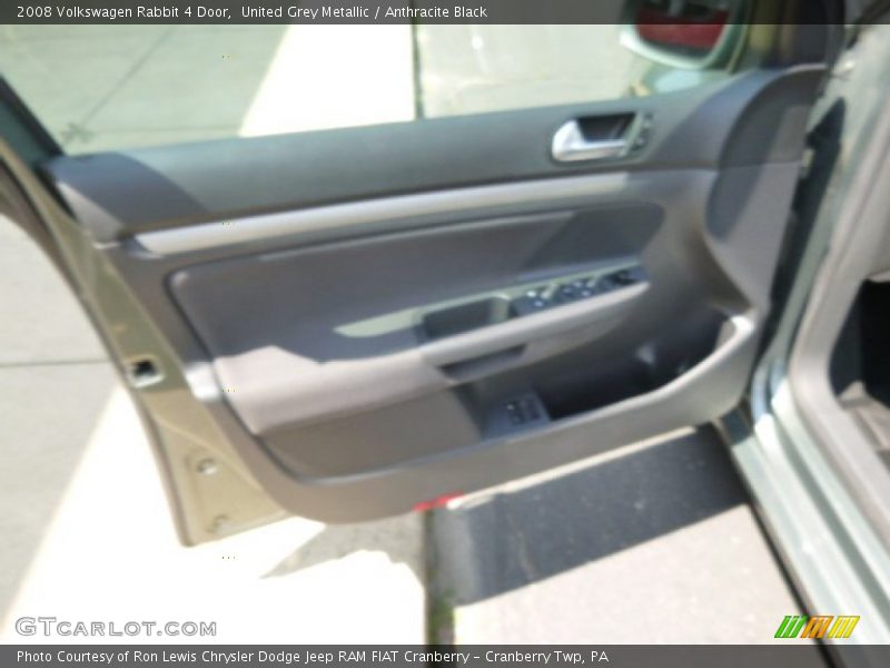 United Grey Metallic / Anthracite Black 2008 Volkswagen Rabbit 4 Door