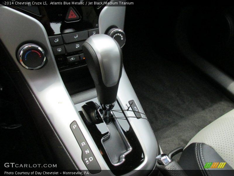 Atlantis Blue Metallic / Jet Black/Medium Titanium 2014 Chevrolet Cruze LS