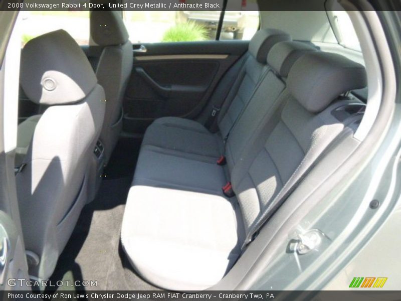 United Grey Metallic / Anthracite Black 2008 Volkswagen Rabbit 4 Door