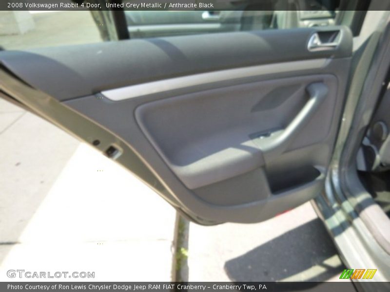 United Grey Metallic / Anthracite Black 2008 Volkswagen Rabbit 4 Door