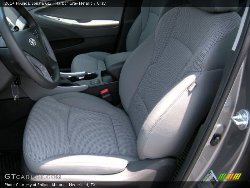 Harbor Gray Metallic / Gray 2014 Hyundai Sonata GLS