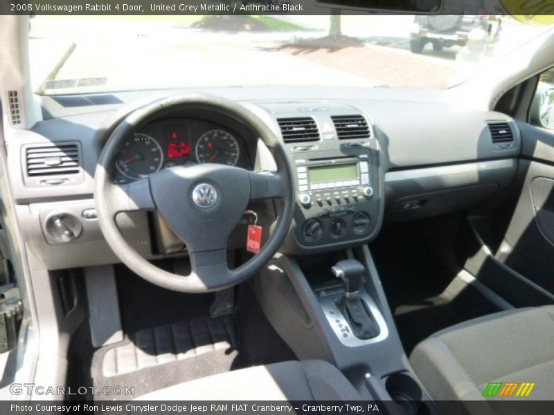 United Grey Metallic / Anthracite Black 2008 Volkswagen Rabbit 4 Door
