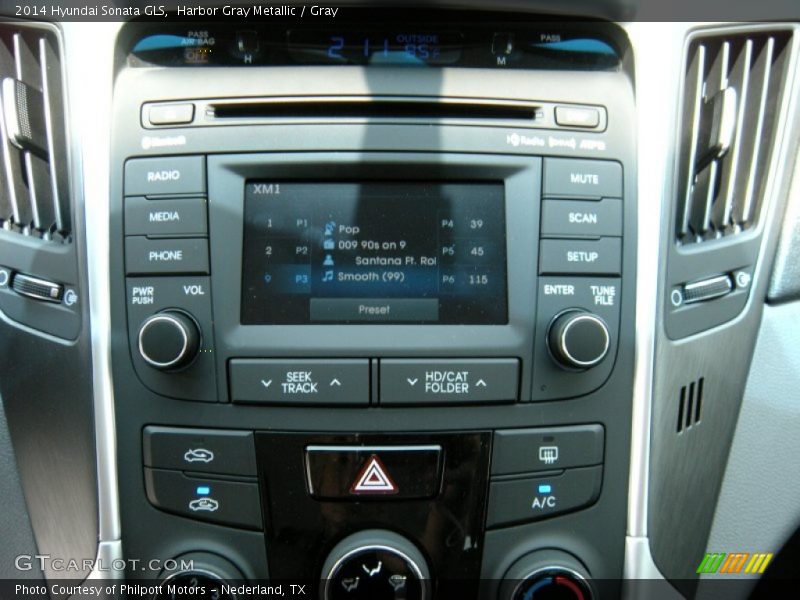 Harbor Gray Metallic / Gray 2014 Hyundai Sonata GLS