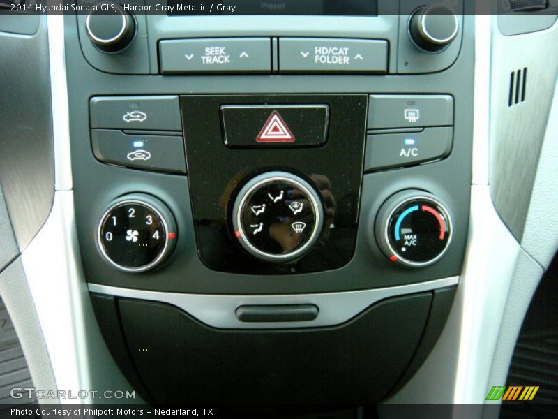 Harbor Gray Metallic / Gray 2014 Hyundai Sonata GLS