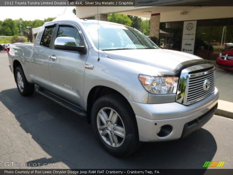 Silver Sky Metallic / Graphite 2012 Toyota Tundra Limited Double Cab 4x4