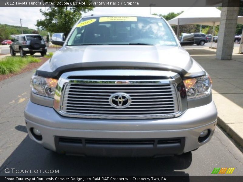 Silver Sky Metallic / Graphite 2012 Toyota Tundra Limited Double Cab 4x4