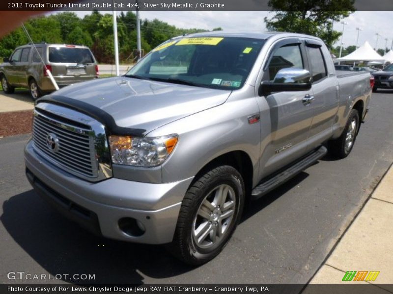 Silver Sky Metallic / Graphite 2012 Toyota Tundra Limited Double Cab 4x4