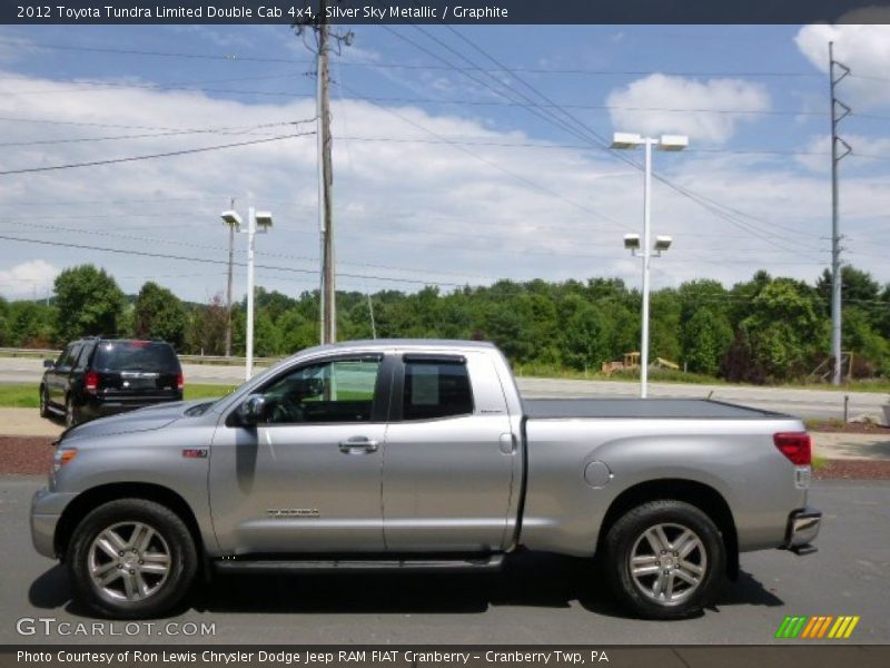 Silver Sky Metallic / Graphite 2012 Toyota Tundra Limited Double Cab 4x4