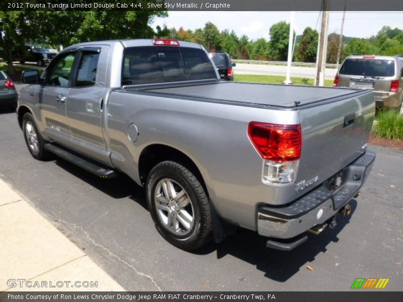 Silver Sky Metallic / Graphite 2012 Toyota Tundra Limited Double Cab 4x4