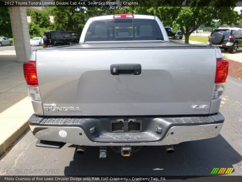 Silver Sky Metallic / Graphite 2012 Toyota Tundra Limited Double Cab 4x4