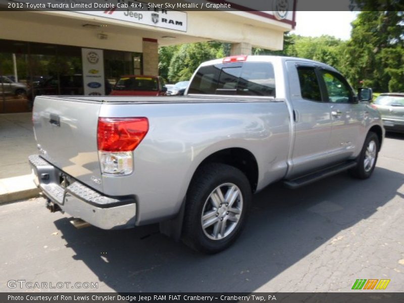 Silver Sky Metallic / Graphite 2012 Toyota Tundra Limited Double Cab 4x4
